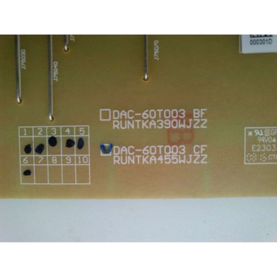 BACKLIGHT INVERSOR / SHARP RUNTKA455WJZZ MODELO LC-46D64U - Imagen 2